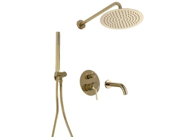 CALANI CALANI - Podomietkový vaňový a sprchový set NEXOS BS zlatý CAL-B0020