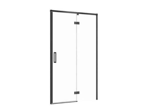 CERSANIT - Sprchové dvere LARGA ČIERNE 120X195