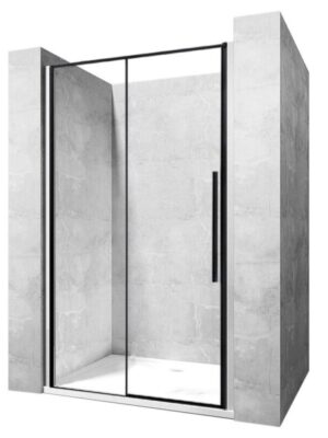 REA - Posuvné sprchové dvere Solar L/P 100 černé REA-K6512