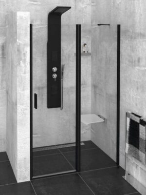 POLYSAN - ZOOM LINE BLACK sprchové dvere 1300mm