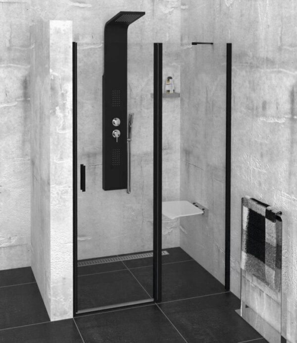 POLYSAN - ZOOM LINE BLACK sprchové dvere 1000mm