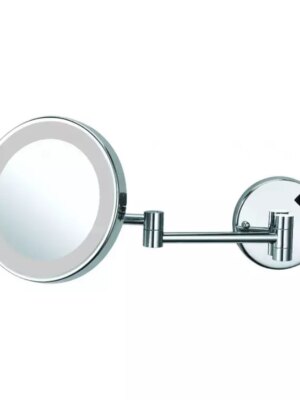 BEMETA Kozmetické zrkadlo pr. 180 mm s LED osvetlením IP 44 Touch sensor 116101142