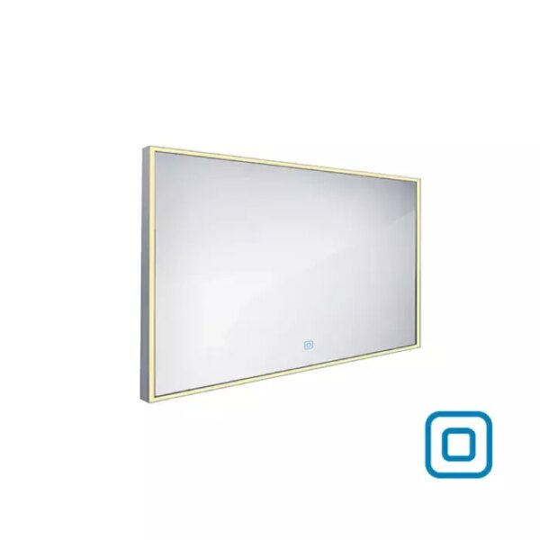 Nimco zrkadlo LED senzor 1200 x 700 Model 13000 hliníkový rám ZP 13006V ZP 13006V