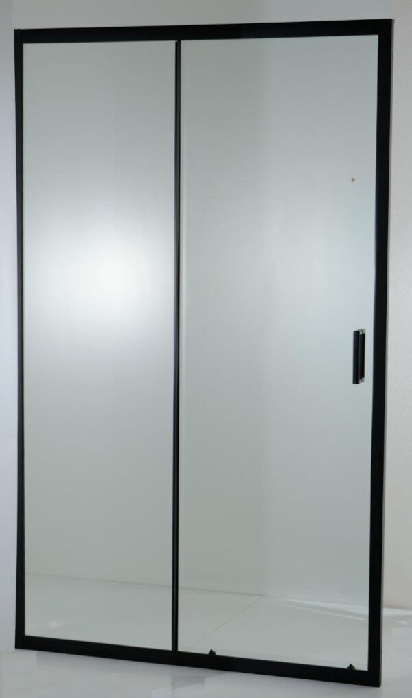 HOPA - Sprchové dvere do niky TREOS NEW BLACK - FARBA rámu - Čierna matná
