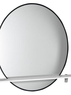SAPHO - SHARON LED podsvietené zrkadlo Ø 80cm s policou