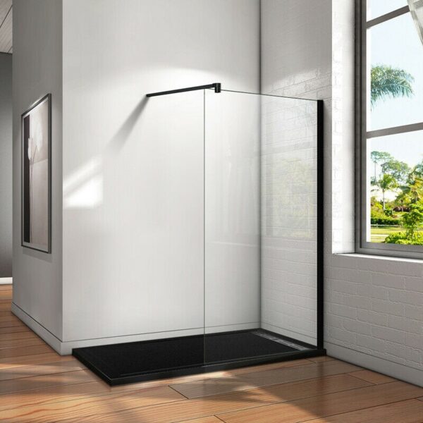 H K - LUSTY BLACK F1 130 Sprchová zástena WALK IN 128-130x 200cm H K - LUSTY BLACK F1 130 Sprchová zástena WALK IN 128-130x 200cm