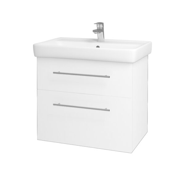 Dreja - Kúpeľňová skrinka Q MAX SZZ2 70 - N01 Biela lesk / Úchytka T02 / L01 Biela vysoký lesk 60155B Dreja - Kúpeľňová skrinka Q MAX SZZ2 70 - N01 Biela lesk / Úchytka T02 / L01 Biela vysoký lesk 60155B