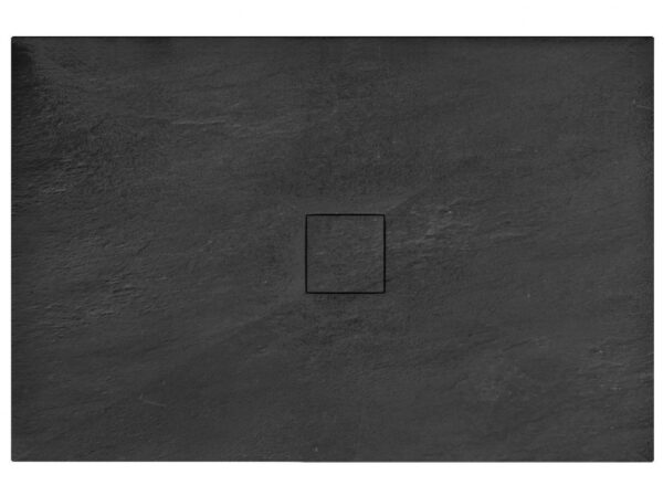 REA - Sprchová vanička Stone 80x120x4 čierna REA-K9602