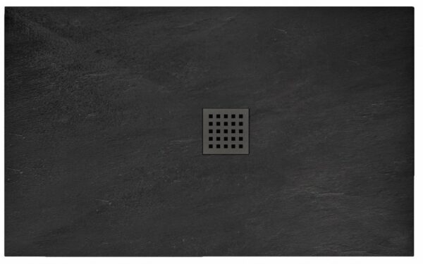 REA - Sprchová vanička Black Rock 90x120 čierna REA-K4580