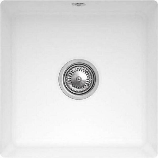 VILLEROY & BOCH VILLEROY & BOCH - Keramický drez Subway 50 SU Stone white podstavný 440 x 440 bez excentra 332501RW VILLEROY & BOCH VILLEROY & BOCH - Keramický drez Subway 50 SU Stone white podstavný 440 x 440 bez excentra 332501RW