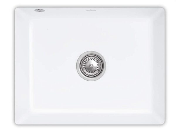 VILLEROY & BOCH VILLEROY & BOCH - Keramický drez Subway 60 SU Stone white podstavný 545 x 440 bez excentra 331001RW VILLEROY & BOCH VILLEROY & BOCH - Keramický drez Subway 60 SU Stone white podstavný 545 x 440 bez excentra 331001RW