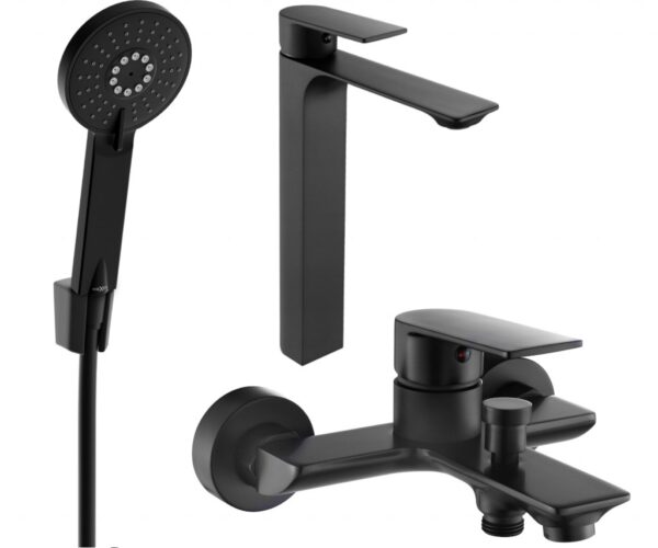 MEXEN/S - Alexa SET umývadlová + vaňová batéria s príslušenstvom R40 MEXEN/S - Alexa SET umývadlová + vaňová batéria s príslušenstvom R40