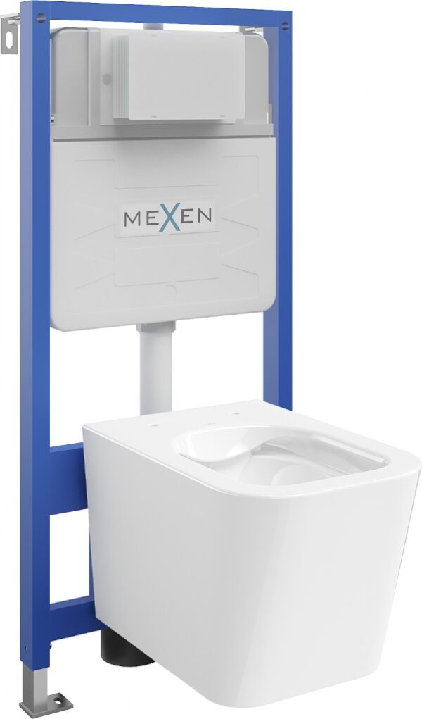 MEXEN/S - WC predstenová inštalačná sada Fenix Slim s misou WC Teo MEXEN/S - WC predstenová inštalačná sada Fenix Slim s misou WC Teo