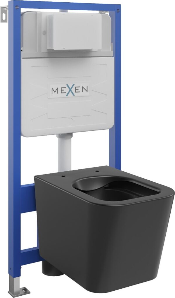 MEXEN/S - WC predstenová inštalačná sada Fenix Slim s misou WC Teo MEXEN/S - WC predstenová inštalačná sada Fenix Slim s misou WC Teo