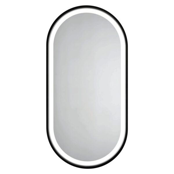 HOPA - Zrkadlo s LED osvetlením ERFURT BLACK - Rozmer A - 50 cm HOPA - Zrkadlo s LED osvetlením ERFURT BLACK - Rozmer A - 50 cm