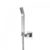 STEINBERG – Sprchová súprava, chróm (nástenný držiak, ručná sprcha, kovová hadica) 120 1650