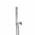 STEINBERG – Sprchová súprava, chróm (držiak ručnej sprchy s prívodom vody, ručná sprcha, kovová hadica) 170 1670