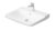 DURAVIT – P3 Comforts Umývadlo s prepadom, 650 mm x 500 mm, biele – jednootvorové umývadlo 2331650000
