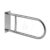SANELA – Nerezové doplňky Držadlo z nehrdzavejúcej ocele pevné, dĺžka 550 mm, lesklý povrch SLZM 03
