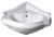 KERASAN – RETRO keramické umývadlo 57,5x58cm, rohové 103201