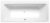 POLYSAN – KVADRA obdĺžniková vaňa 170x80x47cm, biela 18611