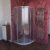 POLYSAN – LUCIS LINE štvrťkruhová sprchová zástena, 1000x1000mm, R550, číre sklo DL3015
