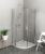 POLYSAN – ZOOM LINE štvrťkruhová sprchová zástena 900x900mm, číre sklo, ľavá ZL2615L