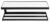 SAPHO – SKA Nástenná polica, čierna mat 450x140x160mm s bielou MDF policou SKA401