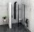 POLYSAN – ZOOM LINE BLACK sprchové dvere 1400mm, číre sklo ZL1314B